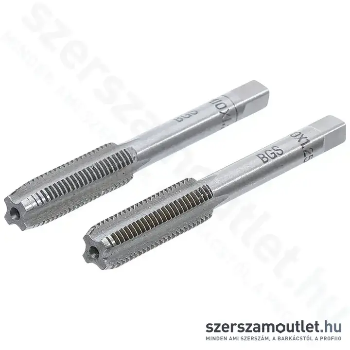 BGS Kézi menetfúró M10x1,25mm (2db) (BGS-1900-M10X1.25-B)