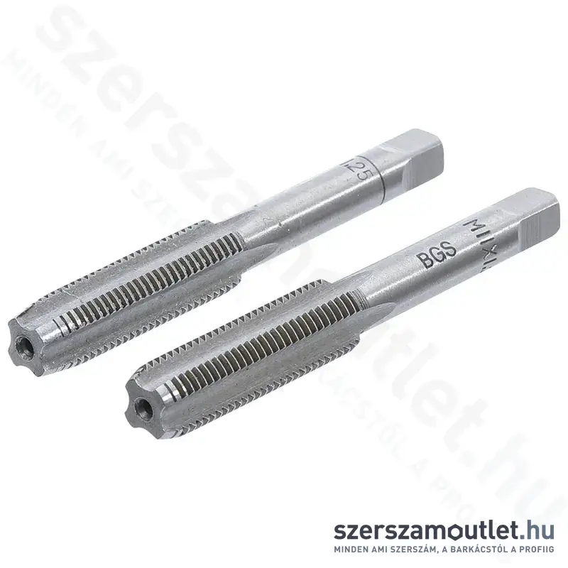 BGS Kézi menetfúró M11x1,25mm (2db) (BGS-1900-M11X1.25-B)
