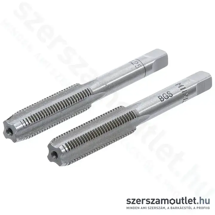 BGS Kézi menetfúró M11x1,25mm (2db) (BGS-1900-M11X1.25-B)