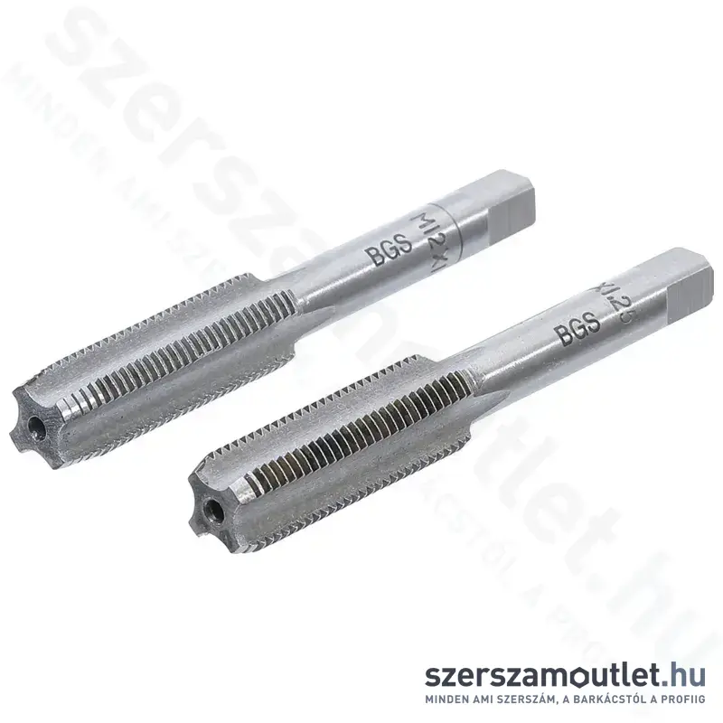 BGS Kézi menetfúró M12x1,25mm (2db) (BGS-1900-M12X1.25-B)
