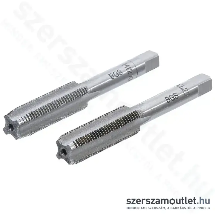 BGS Kézi menetfúró M12x1,25mm (2db) (BGS-1900-M12X1.25-B)