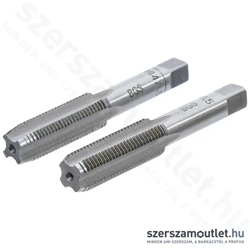 BGS Kézi menetfúró M14x1,5mm (2db) (BGS-1900-M14X1.5-B)