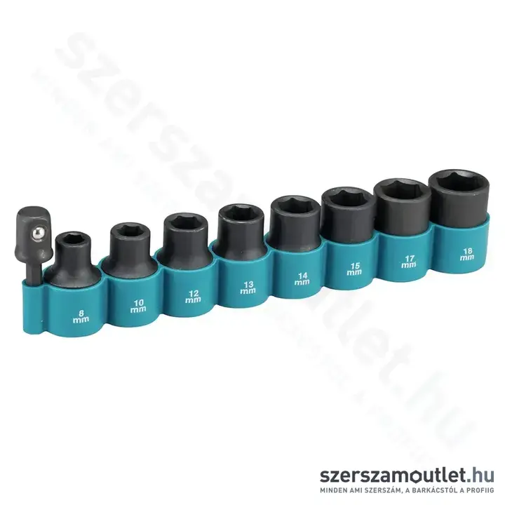Makita 1/2” CR-MO gépi dugókulcs készlet 9db-os (B-54645)(E-16645)