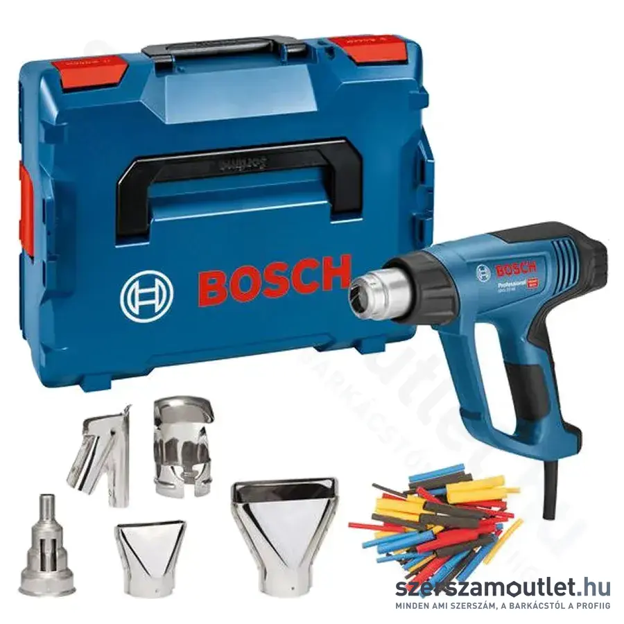 BOSCH GHG 23-66 Hőlégfúvó készlet 50-650°C, 2300W + L-Boxx (06012A6303)