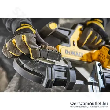 DEWALT DCS378N-XJ Akkus szénkefementes szalagfűrész 18V (Akku és töltő nélkül)
