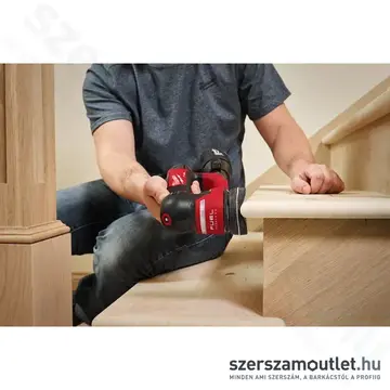 MILWAUKEE M12 FSDR75-202B Akkus excentercsiszoló táskában (2x2,0Ah/12V) (4933498233)