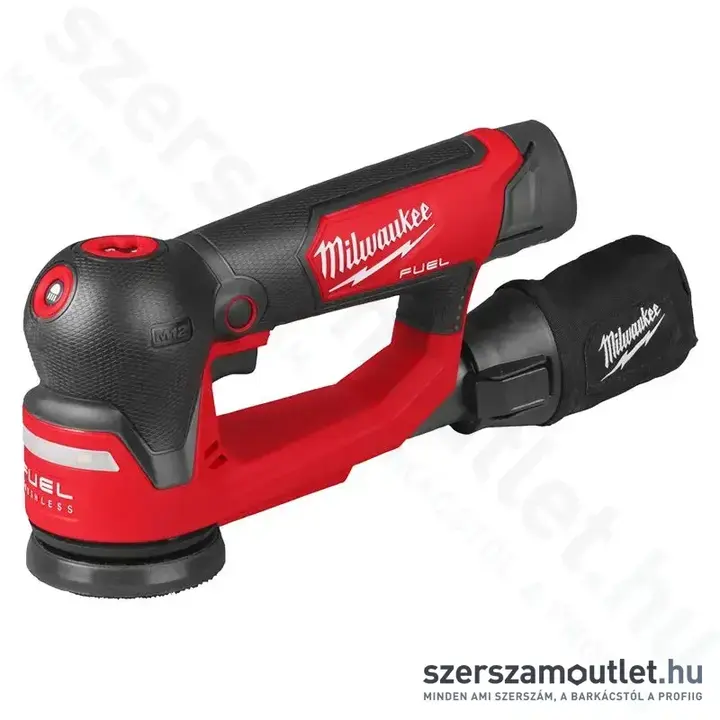 MILWAUKEE M12 FSDR75-202B Akkus excentercsiszoló táskában (2x2,0Ah/12V) (4933498233)