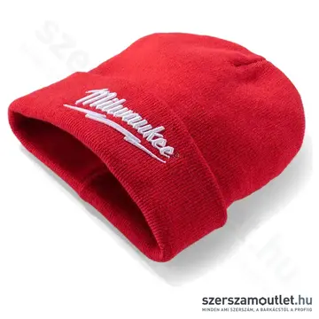 MILWAUKEE márkajelzésű Kötött sapka (Piros) (BPO001739)