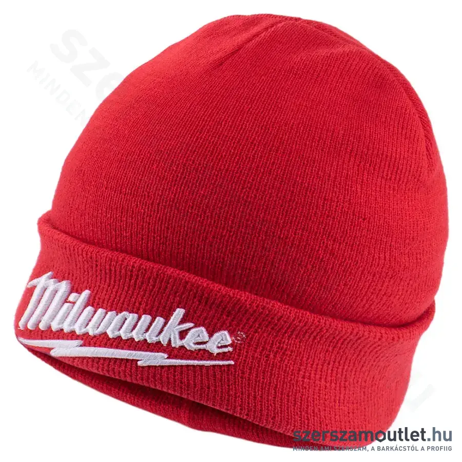 MILWAUKEE márkajelzésű Kötött sapka (Piros) (BPO001739)