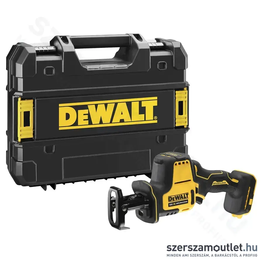 DEWALT DCS369NT-XJ Akkus szénkefementes orrfűrész TSTAK kofferben 18V (Akku és töltő nélkül)