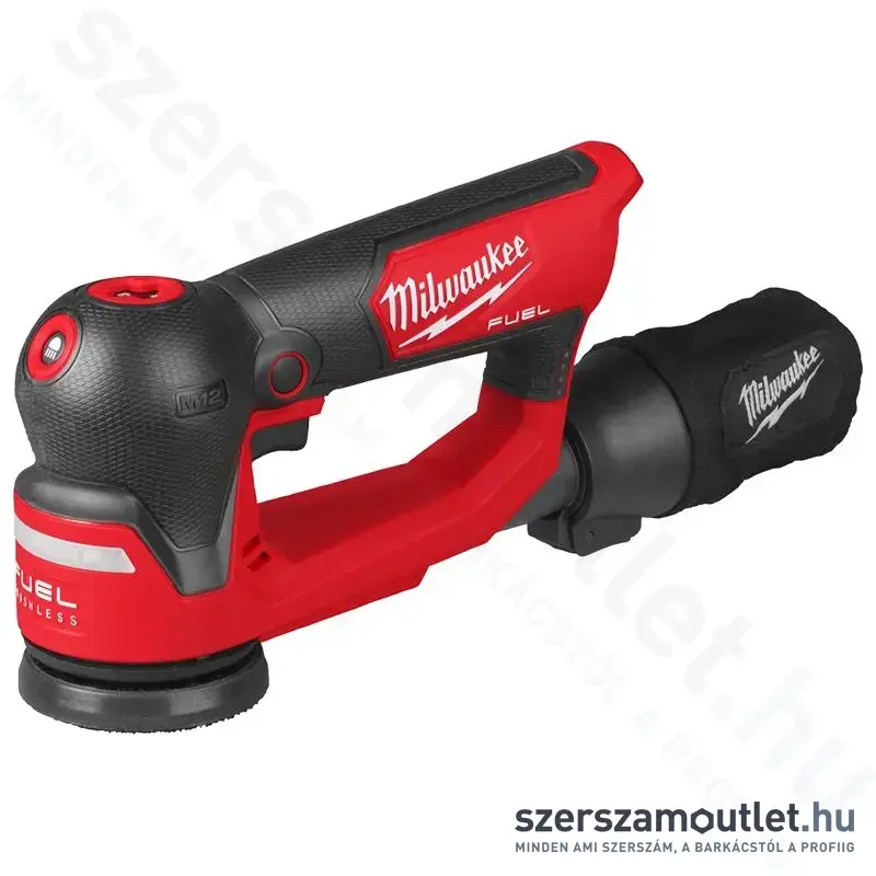 MILWAUKEE M12 FSDR75-0B Akkus excentercsiszoló táskában (12V) (Akku és töltő nélkül!)