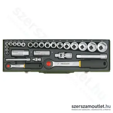 PROXXON Dugókulcs készlet 1/2", 1/4", 6-32mm, 27db-os