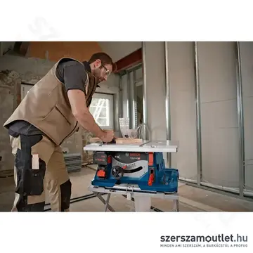 BOSCH GTS 18V-216 Prof. BITURBO Akkus szénkefementes asztali fűrész 18V (Akku és töltő nélkül)