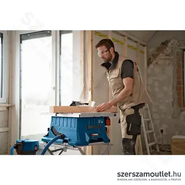 BOSCH GTS 18V-216 Prof. BITURBO Akkus szénkefementes asztali fűrész 18V (Akku és töltő nélkül)