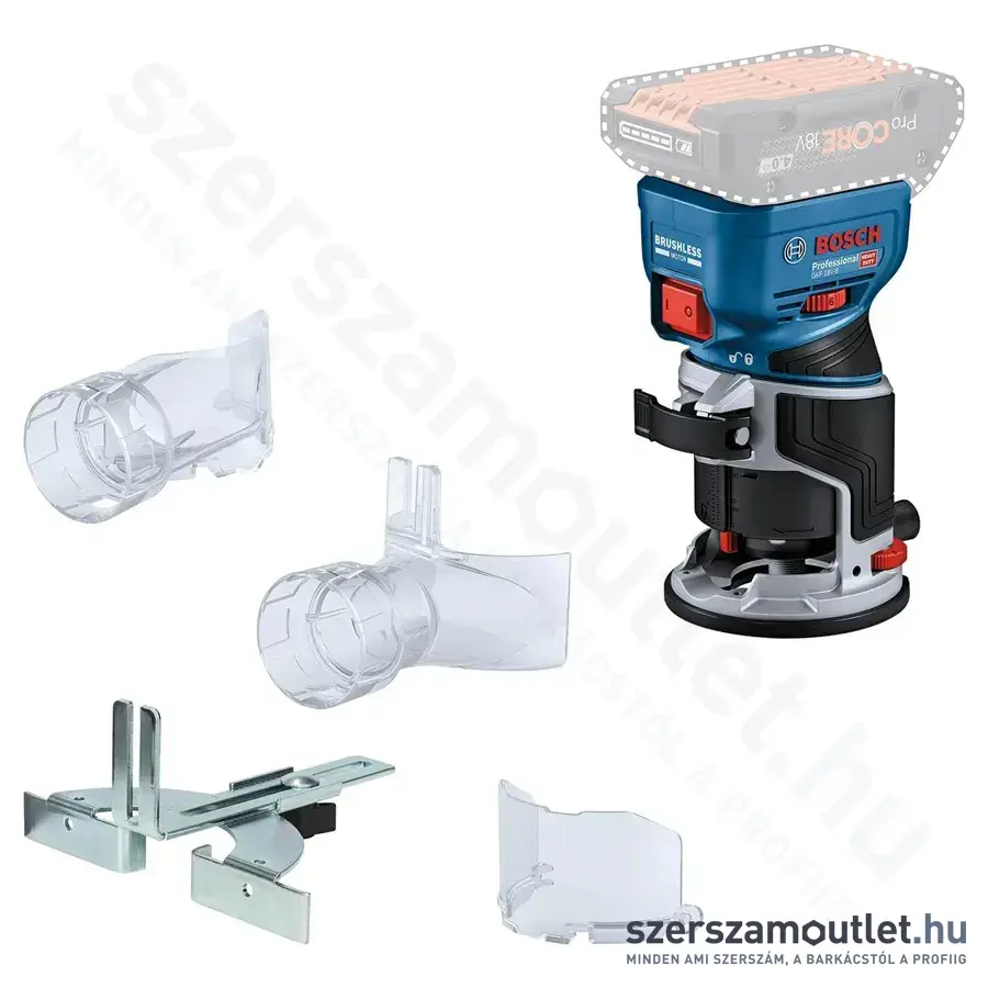 BOSCH GKF 18V-8 Professional Akkus szénkefementes élmaró 1/4