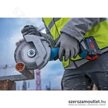 BOSCH GWS 18V-180 P Prof. BITURBO Akkus szénkefementes sarokcsiszoló 180mm, 18V (Akku/töltő nélkül)