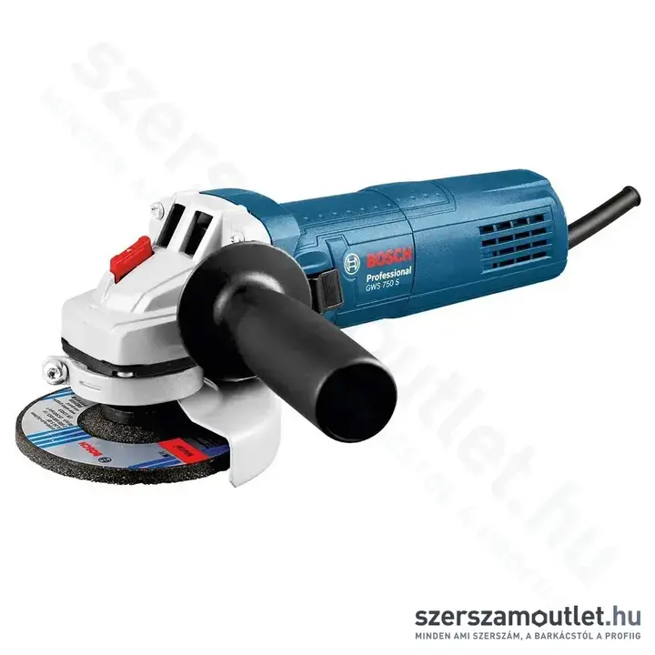 BOSCH GWS 750 S Professional Sarokcsiszoló M14, 115mm, 750W/230V (0601394120)