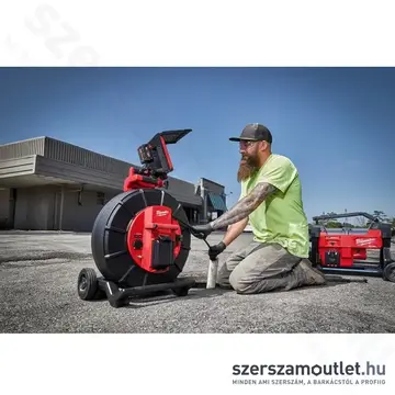 MILWAUKEE M18 SIC60 HDR-0 Akkus szennyvízcsatorna-vizsgáló kamera 60m (18V) (Akku és töltő nélkül!)