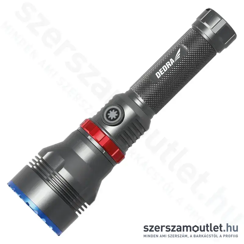 DEDRA LED SMD Zseblámpa 1000lm, 900m fénytávolság, IPX7, 3,6V (L0950)