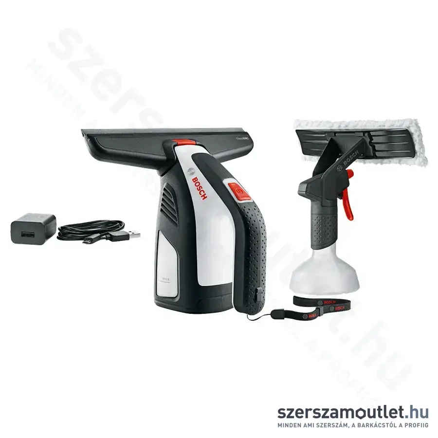 BOSCH GlassVAC Solo Plus Ablakporszívó 105m2, 100ml, 3,6V (06008B7200)