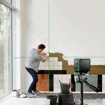 BOSCH Quigo Green Keresztvonalas szintezőlézer zöld, 1/4
