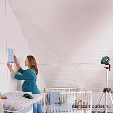 BOSCH UniversalLevel 2 Keresztvonalas szintezőlézer piros, 1/4