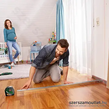 BOSCH UniversalLevel 3 Keresztvonalas szintezőlézer piros, 1/4
