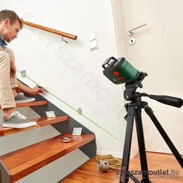BOSCH AdvancedLevel 360 Keresztvonalas szintezőlézer zöld, 500-650Nm, 24m + állvány 1/4