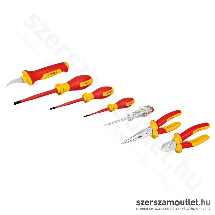 BOSCH Professional VDE Vegyes kéziszerszám készlet 7db-os (1600A02NG3)