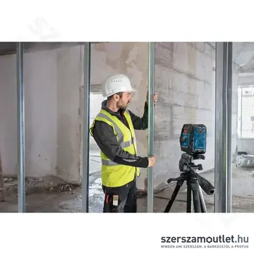 BOSCH GLL 20-22 G Professional Vonallézer zöld, 500-540Nm, 20m, IP65, 3,7V + állvány 1/4