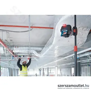 BOSCH GLL 3-80 C Professional Vonallézer piros, 630-650Nm, 30m, IP54, 1/4