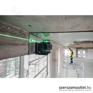 BOSCH GLL 80-33 G Professional Vonallézer zöld, 500-540Nm, 30m, IP65, 1/4