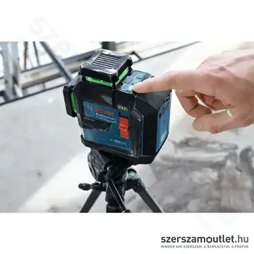 BOSCH GLL 80-33 G Professional Vonallézer zöld, 500-540Nm, 30m, IP65, 1/4