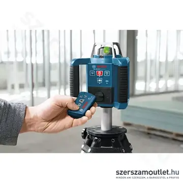 BOSCH GRL 300 HVG Professional Forgólézer zöld, 532Nm, 100m, IP54, 5/8