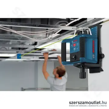 BOSCH GRL 300 HVG Professional Forgólézer zöld, 532Nm, 100m, IP54, 5/8
