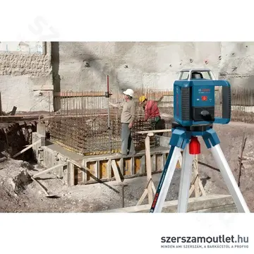 BOSCH GRL 400 H Professional Forgólézer piros, 635Nm, 20m, IP56, 5/8" (0601061806)