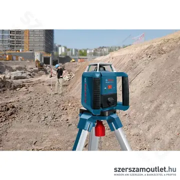 BOSCH GRL 400 H Professional Forgólézer piros, 635Nm, 20m, IP56, 5/8" (0601061806)