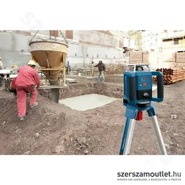 BOSCH GRL 400 H Professional Forgólézer piros, 635Nm, 20m, IP56, 5/8" (0601061806)
