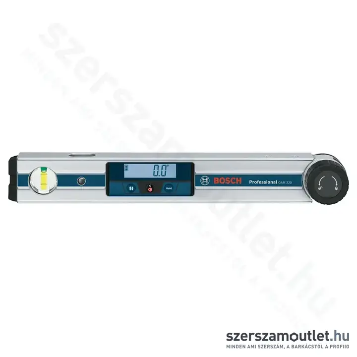 BOSCH GAM 220 Professional Digitális szögmérő 0-220°, 40cm (0601076500)