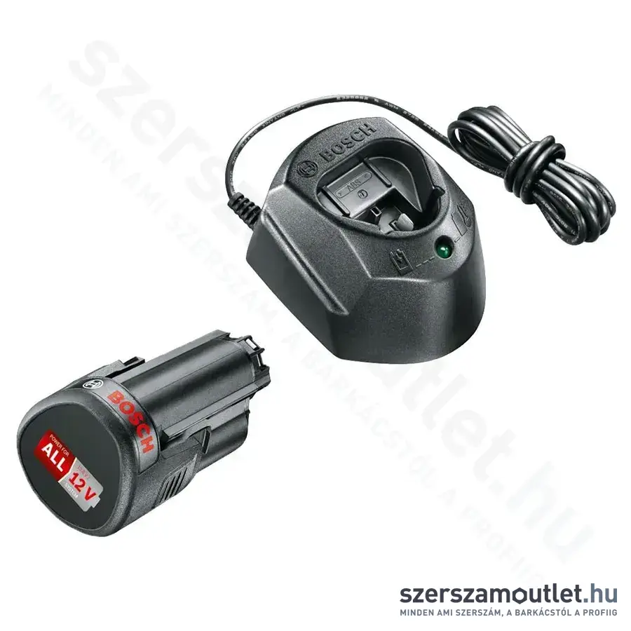 BOSCH GAL 1210 CV Töltő 12V + PBA 12V 1,5Ah akku 12V (1600A01L3D)