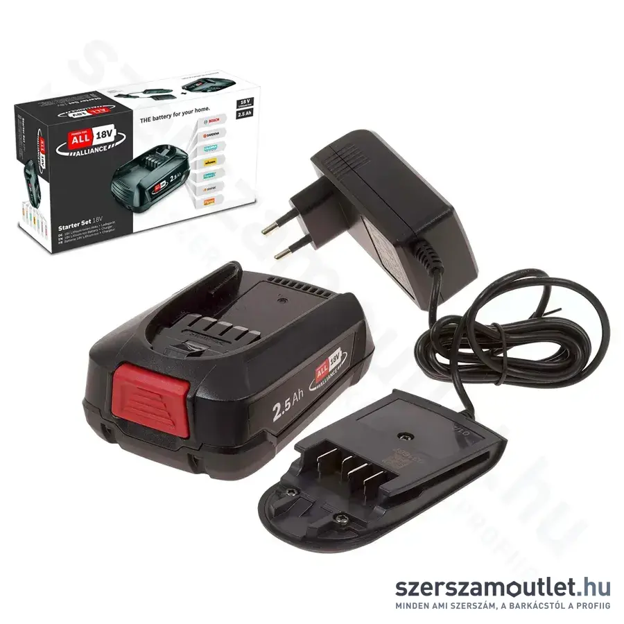 BOSCH PBA 18V 2,5 Ah Akku + AL 18 Töltő (1600A02625)