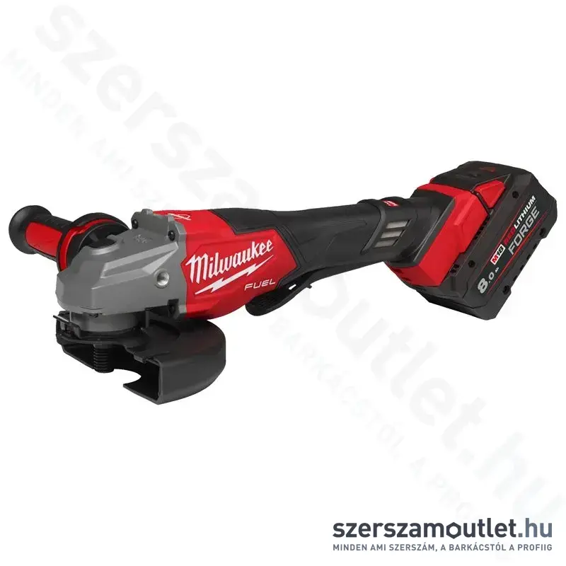 MILWAUKEE M18 FHSAG125XPDB2-802X Akkus sarokcsiszoló alsókapcsolóval HD kofferben (2x8,0Ah/18V)