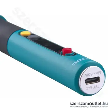 EXTOL INDUSTRIAL Forrasztó páka USB, PD/QC, 80-450°C, elektronikusan szabályozott (8794511)