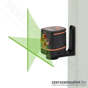 FORTUM Automatikus lézeres vízszintező keresztlézer ZÖLD (4780208)