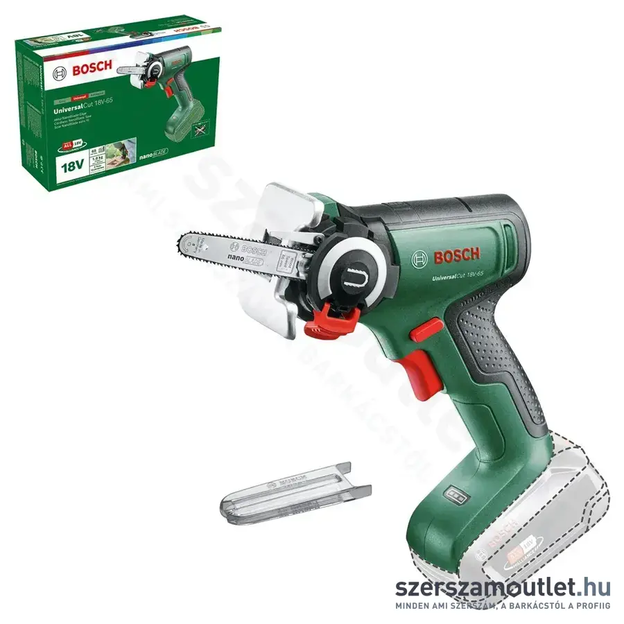 BOSCH UniversalCut 18V-65 Akkus NanoBlade fűrész 18V (Akku és töltő nélkül) (06033D5200)