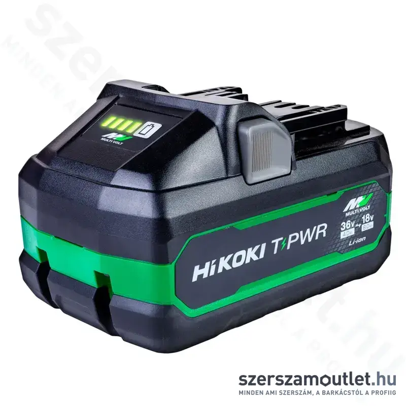HIKOKI BSL3640MVT MULTI VOLT T-PWR Csúszótalpas lítium-ion akku 2160W (18V/8,0Ah-36V/4,0Ah)