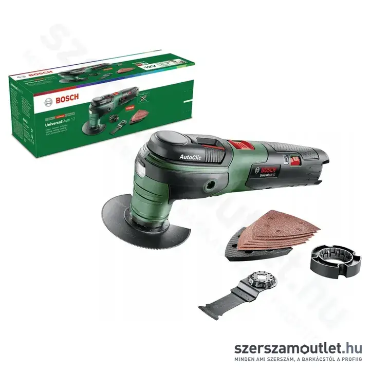 BOSCH Home and Garden UniversalMulti 12 Akkus multigép 12V (Akku és töltő nélkül)