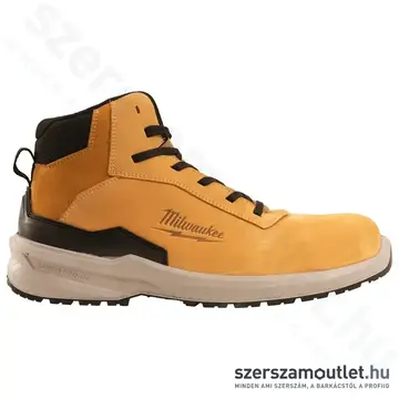 MILWAUKEE FLEXTRED S3S Munkavédelmi világos bőr magasszárú cipő 43-as (1M171311) (4932493747)