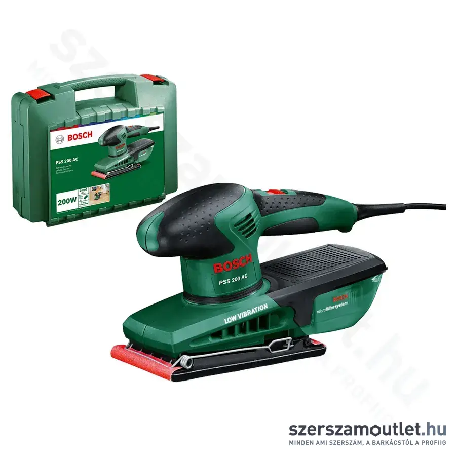 BOSCH PSS 200 AC Rezgőcsiszoló 200W/230V