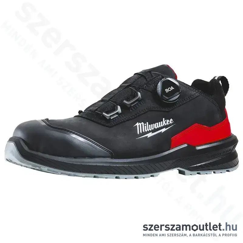 MILWAUKEE FLEXTRED S3S Munkavédelmi bőr félcipő BOA fűzővel 48-as (B1L110133)